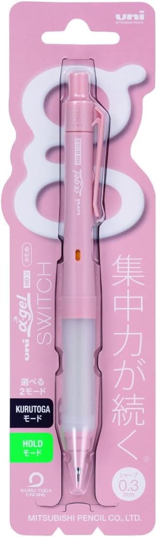 uni Mitsubishi Pencil Mechanical Pencil, uni ?-gel Switch, 0.3mm, Cotton Pink, M3-1009GG 1P, M31009GG1P.51