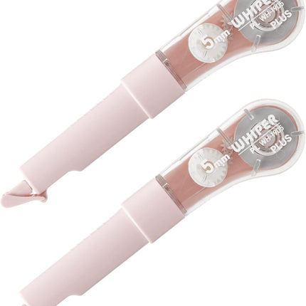 PLUS, Correction Tape, Whiper PL, 5mm, Pink, 2 Pieces, WH-1905, 52-134