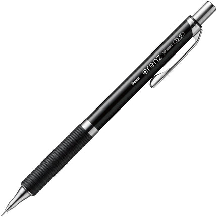 Pentel Mechanical Pencil Orenz Metal Grip 0.5mm, Black, XPP1005G-A