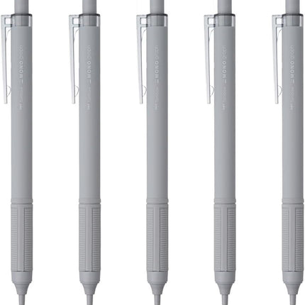 Tombow Mechanical Pencil MONO graph Lite 0.5, 0.5mm, Gray, 5 Pieces, DCD-521BAZ
