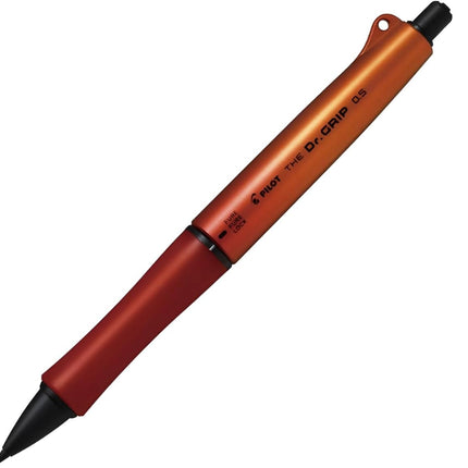 PILOT Mechanical Pencil THE Dr.GRIP BLACK ACCENT, 0.5mm, Deep Orange, HTDGB-15-DO