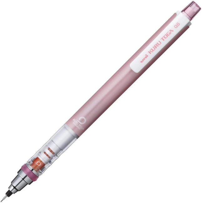 uni Mitsubishi Pencil Mechanical Pencil, Kuru Toga Standard Model, 0.5mm, Baby Pink, M5-450 1P, M54501P.68, Set of 4