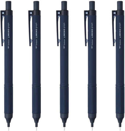Tombow Mechanical Pencil MONO graph Lite 0.5, 0.5mm, Navy, 5 Pieces, DCD-521AAZ