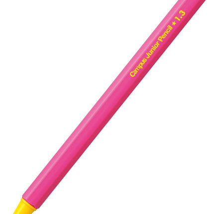 KOKUYO Mechanical Pencil Campus Junior Pencil, 1.3mm Pink, 10 Pieces, PS-C101P-1PX10