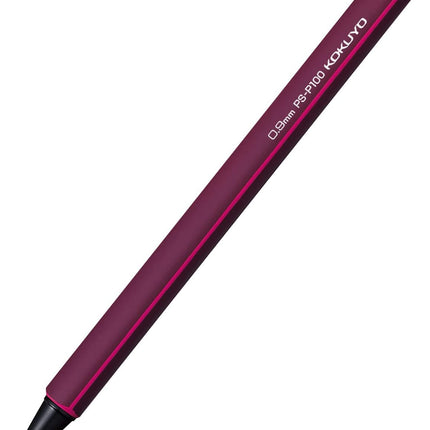 KOKUYO Mechanical Pencil Enpitsu Sharp, 0.9mm Wine Red, 10 Pieces, PS-P100DR-1PX10