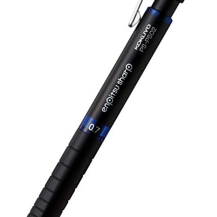 KOKUYO Mechanical Pencil Enpitsu Sharp TypeMx Metal Grip, 0.7mm Blue, PS-P502B-1P, Set of 2