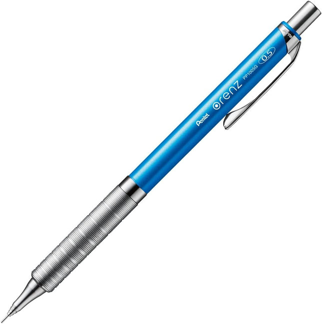 Pentel Mechanical Pencil Orenz Metal Grip 0.5mm, Sky Blue, XPP1005G-S