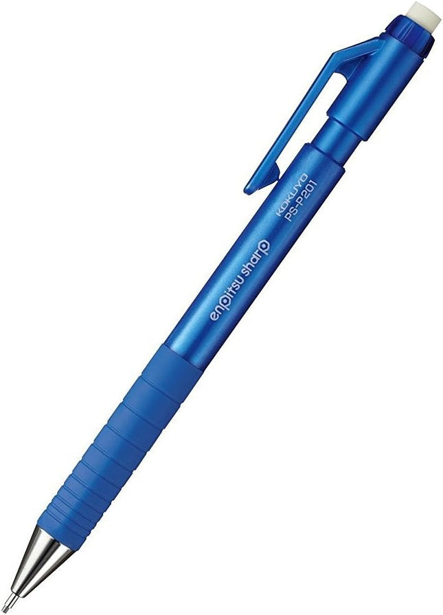 KOKUYO Mechanical Pencil Enpitsu Sharp TypeS, 1.3mm Blue (Hanging Pack), PS-P201B-1P, Set of 2