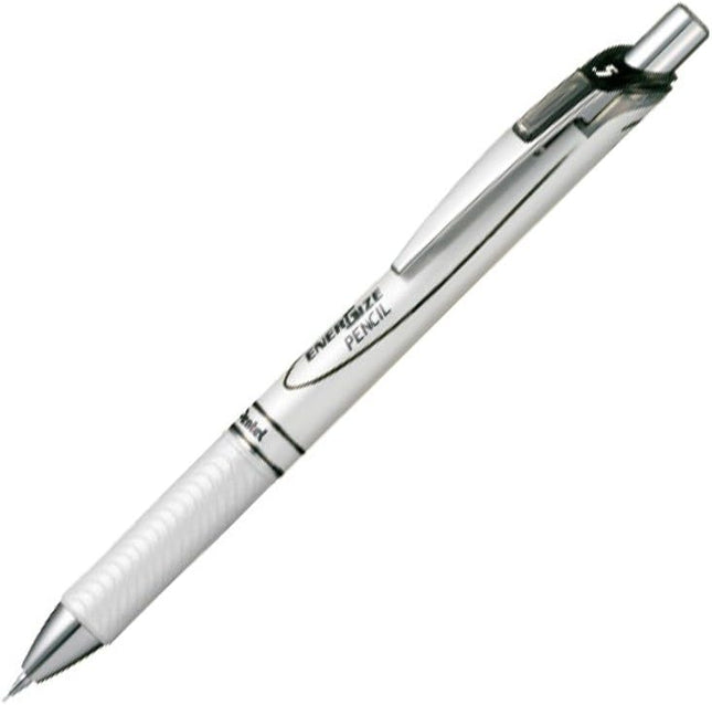 Pentel Mechanical Pencil Energize Pencil 0.5mm, Pearl White Black, PL75-AW