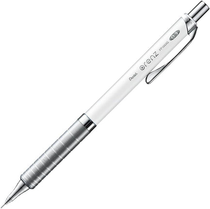 Pentel Mechanical Pencil Orenz Metal Grip 0.3mm, White, XPP1003G-W