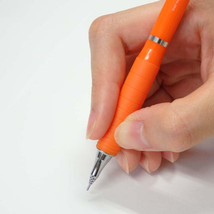 Pentel Mechanical Pencil Orenz with Rubber Grip XPP603G-F 0.3mm Orange Shaft