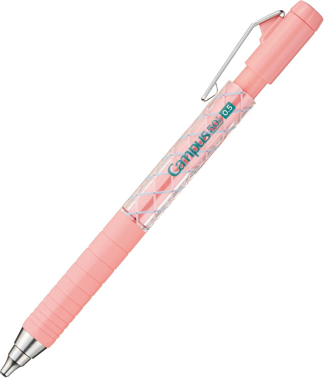 KOKUYO Mechanical Pencil Campus Limited 50th Anniversary Edition, 0.5mm Light Pink, PS-P405-L1-LP-1P