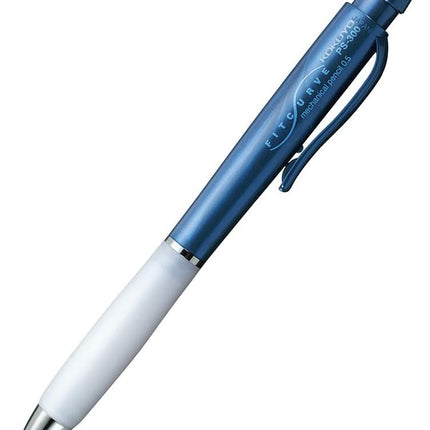 KOKUYO Mechanical Pencil FitCurve, 0.5mm Blue, PS-300B