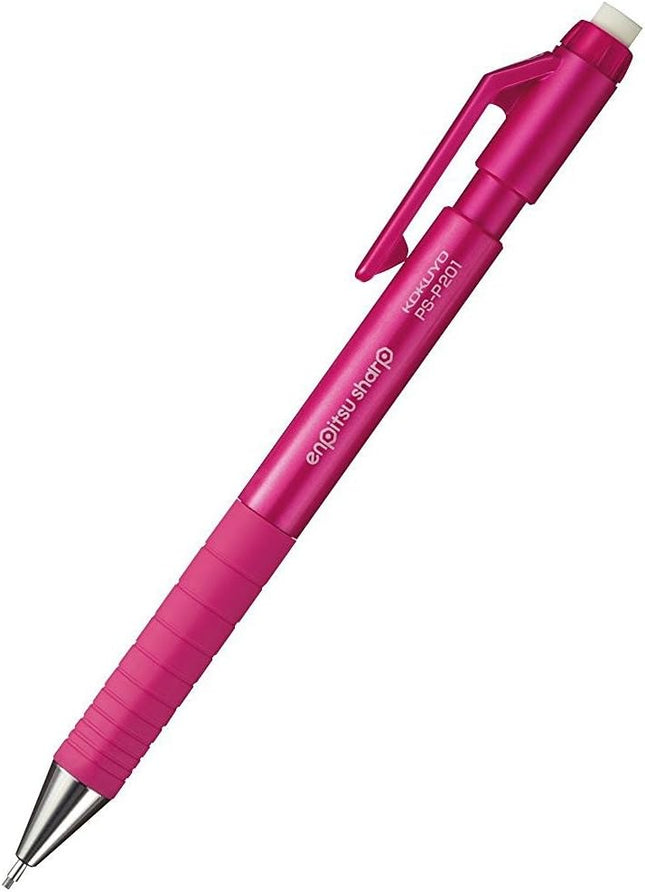 KOKUYO Mechanical Pencil Enpitsu Sharp TypeS, 1.3mm Pink (Hanging Pack), PS-P201P-1P, Set of 3
