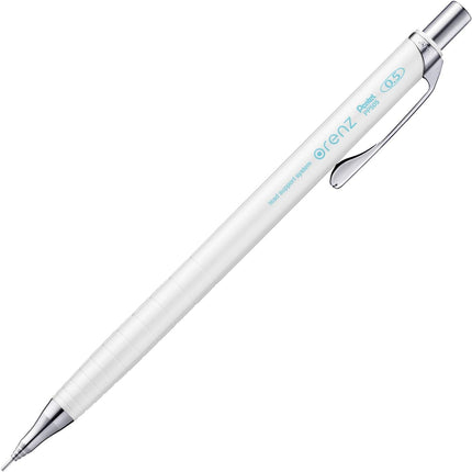 Pentel Mechanical Pencil Orenz 0.5mm, White, XPP505-W, Set of 10