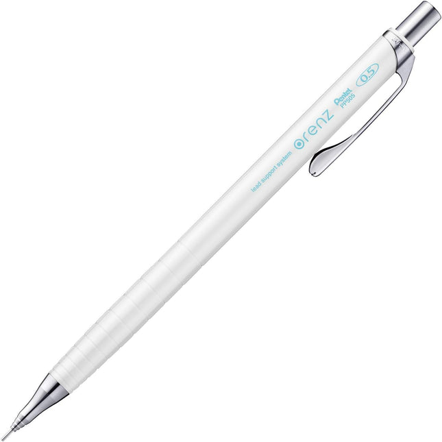 Pentel Mechanical Pencil Orenz 0.5mm, White, XPP505-W, Set of 10