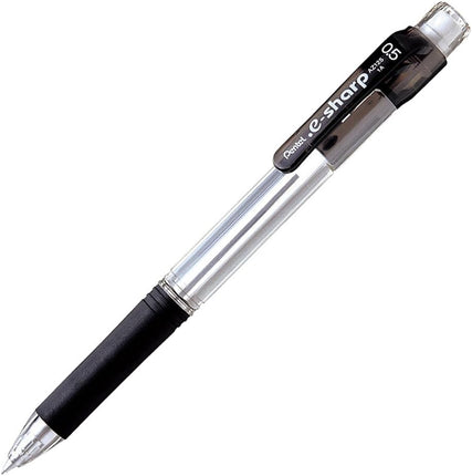 Pentel Mechanical Pencil  .e-sharp 0.5mm, Black, XAZ125-A, Set of 5