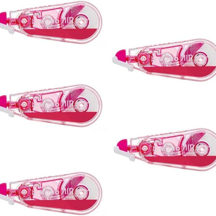 Tombow, Correction Tape, MONO AIR, AIR6, 6mm, Pink, CT-CA6C80 5 Pieces, CT-CA6C80-5P