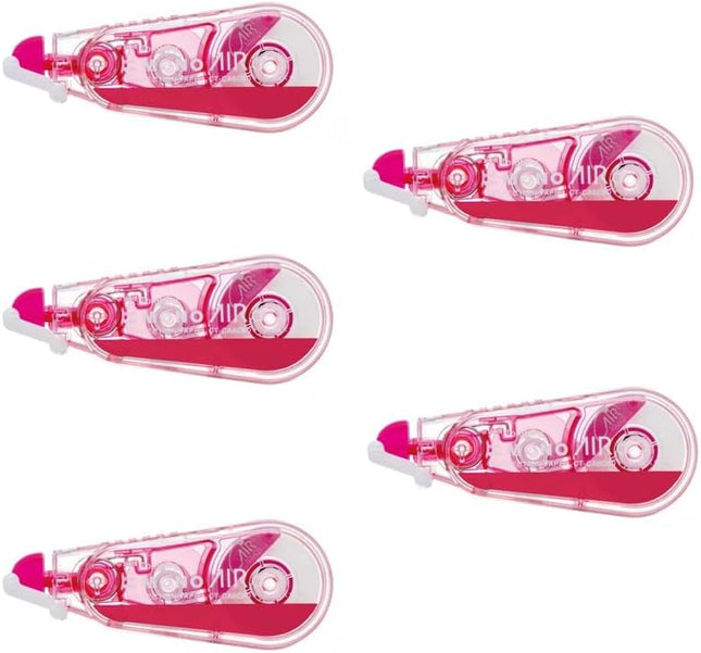 Tombow, Correction Tape, MONO AIR, AIR6, 6mm, Pink, CT-CA6C80 5 Pieces, CT-CA6C80-5P