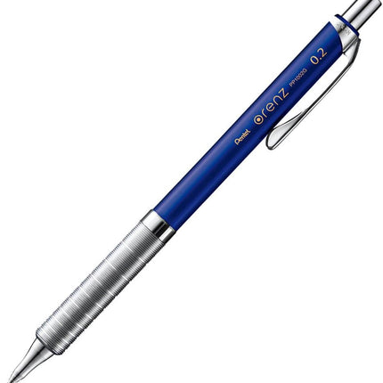 Pentel Mechanical Pencil Orenz Metal Grip 0.2mm, Navy, XPP1002G-C