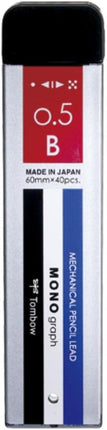 Tombow Mechanical Pencil Lead Refill MONO graph MG 0.5mm B R5-MGB01