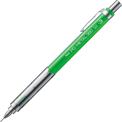 Pentel Mechanical Pencil PG-METAL350 0.3mm, Green, PG313-D, 10 Pieces