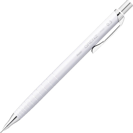 Pentel Mechanical Pencil Orenz, 0.3mm, White, XPP503-RW
