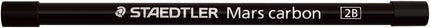 Staedtler Drawing Lead Refill Mars Carbon 2.0mm 2B, 200 E4-2B