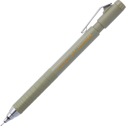 KOKUYO Mechanical Pencil KOKUYO ME 0.7mm TypeM, DUSTY OLIVE, KME-MPP402MG-1P