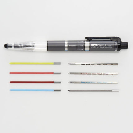 Pentel SUPER Multi 8 Set PH-803ST, Refill Lead 8 Colors Set, Set of 3