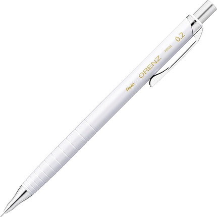 Pentel Mechanical Pencil Orenz, 0.2mm, White, XPP502-RW