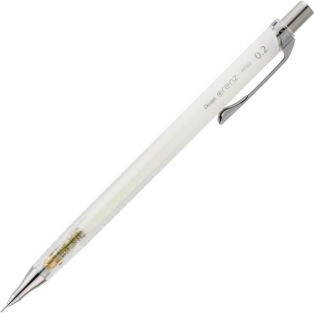 Pentel Mechanical Pencil Orenz 10th Anniversary Limited 0.2mm Glass White, XPP502-ANW