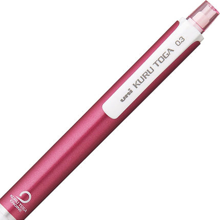 uni Mitsubishi Pencil Mechanical Pencil, Kuru Toga Standard Model, 0.3mm, Pink, M3-450 1P, M34501P.13