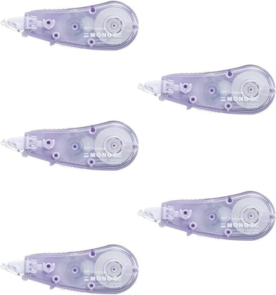 Tombow, Correction Tape, MONO CC, CC5, 5mm, Soft Purple, CT-CC5C92 5 Pieces, CT-CC5C92-5P