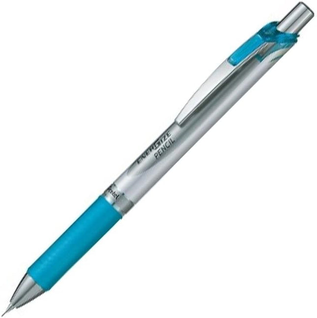 Pentel Mechanical Pencil Energize Pencil 0.5mm, Silver Sky Blue, XPL75-S, Packed