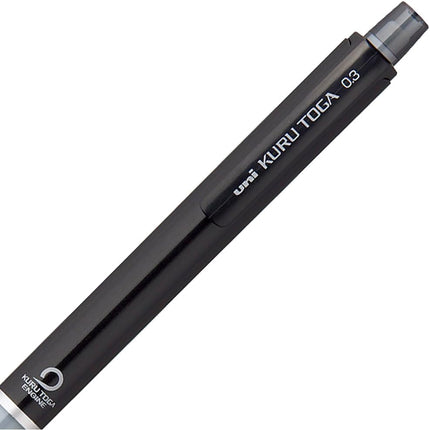 uni Mitsubishi Pencil Mechanical Pencil, Kuru Toga Standard Model, 0.3mm, Black, M3-450 1P, M34501P.24