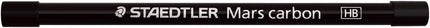 Staedtler Drawing Lead Refill Mars Carbon 2.0mm HB, 200 E4-HB