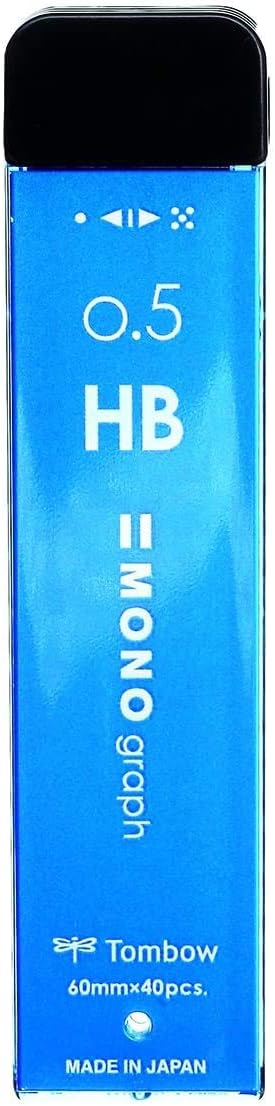 Tombow Mechanical Pencil Lead Refill MONO graph MG 0.5mm HB, R5-MGHB43, Set of 4