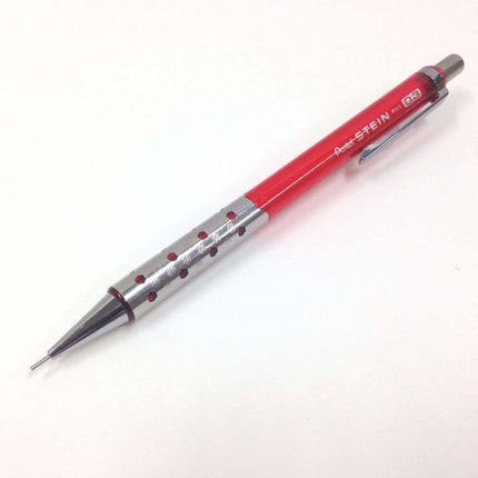 Pentel Mechanical Pencil Stein 0.3mm, Clear Red, P313-CB, Set of 10