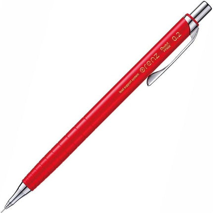 Pentel Mechanical Pencil Orenz 0.2mm, Red, XPP502-B