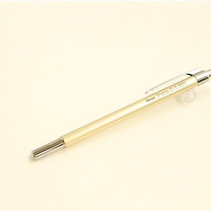 Pentel Mechanical Pencil for Notebook 0.3mm, Champagne Gold, QS53-X