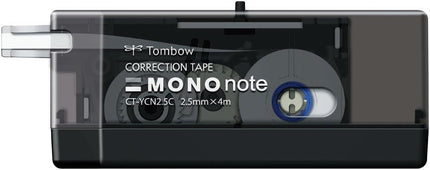 Tombow, Correction Tape, MONO note, 2.5mm, Black, CT-YCN2.5C11 5 Pieces CT-YCN2.5C11-5P