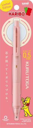 uni Mitsubishi Pencil Mechanical Pencil, HARIBO x uni, Kuru Toga KS Model, 0.5mm, Coral Pink, M5-KS 1P, M5KS1P66HRB