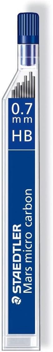 Staedtler Mechanical Pencil Lead Refill Mars Micro Carbon 0.7mm HB, 250-07-HB
