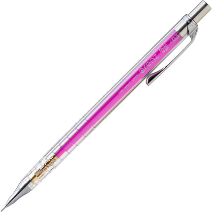 Pentel Mechanical Pencil Orenz Clear Body Limited 0.5mm, Clear Pink, XPP505-TP