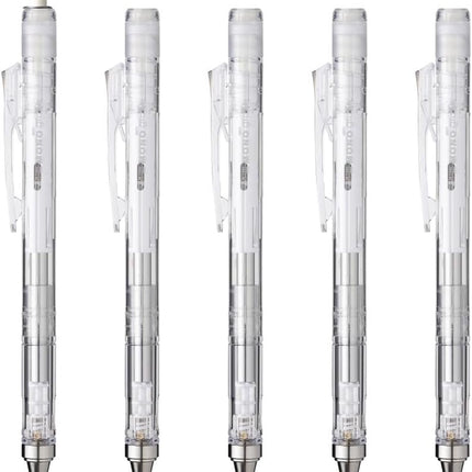 Tombow Mechanical Pencil MONO graph 0.5 Clear Color, 0.5mm, Clear, 5 Pieces, DPA-138A-5P