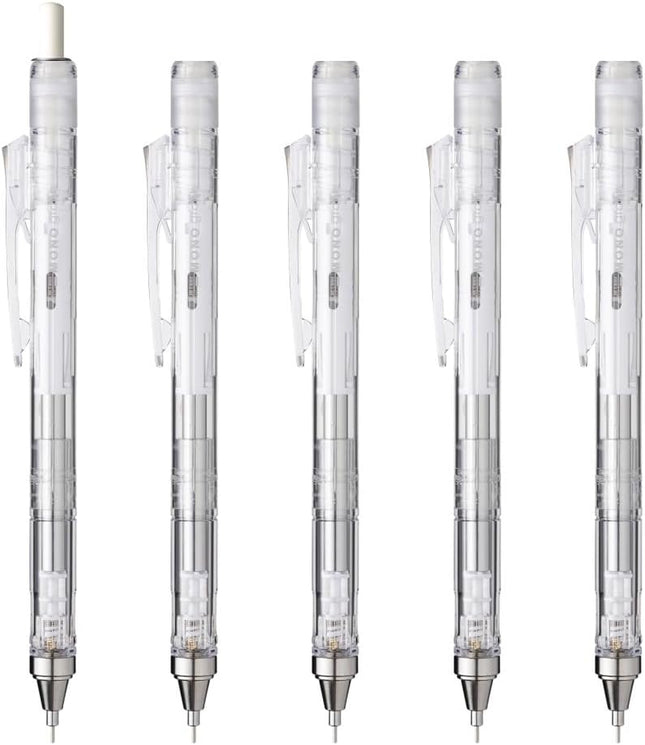Tombow Mechanical Pencil MONO graph 0.5 Clear Color, 0.5mm, Clear, 5 Pieces, DPA-138A-5P
