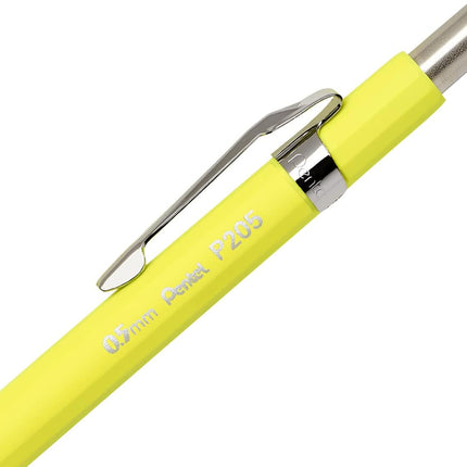 Pentel Mechanical Pencil P205 0.5mm, Barrel Yellow, P205-F