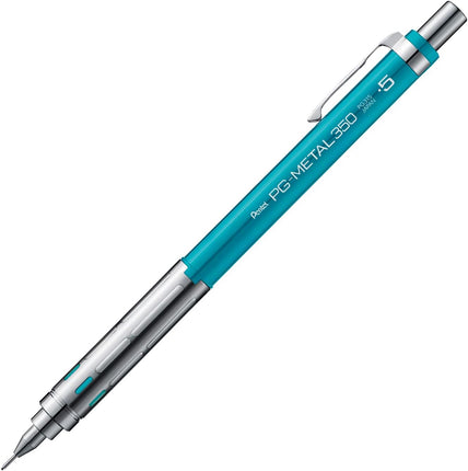 Pentel Mechanical Pencil PG-METAL350 0.5mm, Bright Blue, PG315-S, 10 Pieces