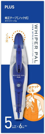 PLUS, Correction Tape, Whiper Pal, 5mm, Blue, WH-035, 43-147